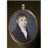 Image 1 : ANTIQUE MINIATURE ON IVORY GOLD...