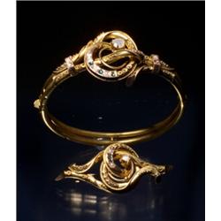 VICTORIAN BRACELET BROOCH ROSE GOLD...