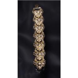 VICTORIAN GOLD FRUIT FLOWER BRAC....
