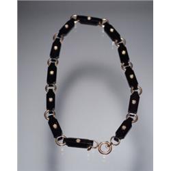 VICTORIAN JET LINK CHAIN...