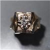 Image 1 : 18K MAN¹S DIA RING WHITE & YELLOW GOLD...