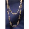 Image 1 : ANTIQUE FANCY LINK 14K CHAIN...