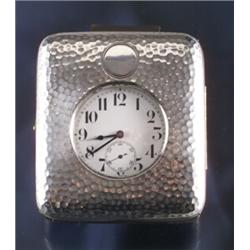 TRAVELCLOCK STEEL CASE 1915 LONDON...