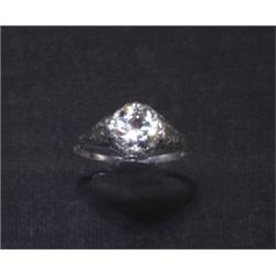 DECO 1.15 CT. DIAMOND IN FILIGREE RING...