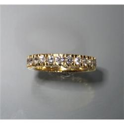 2 CTS. 18K DIAMOND ETERNITY BAND...