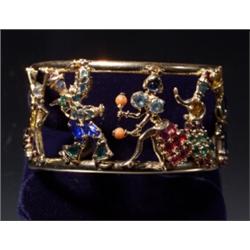 DECO MARDI GRAS 14K BRACELET...