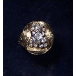 16 DIAMONDS IN 14K RING...