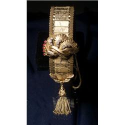 14K VICTORIAN GARTER BRACELET...