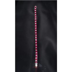 14K RUBY DIAMOND BRACELET 13CTS...