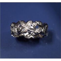14K DIAMOND ETERNITY BAND...
