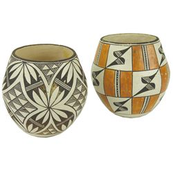 2 Acoma Pottery Jars - Marie Z. Chino