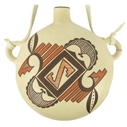 Laguna Pottery Canteen - Gladys Paquin (Sratyu'we)