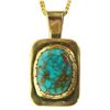 Image 2 : Gold and Turquoise Necklace - Michael Rogers