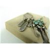 Image 3 : Turquoise and Silver Earrings