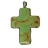 Image 1 : Turquoise & Silver Cross - Gale Self