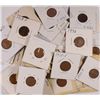 Image 1 : 77-WHEAT CENTS from 1909-1942, MOSTLY DIFFERENT,  AG-GOOD-VG in 2x2's