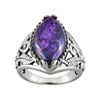 Image 1 : Purple Turquoise, Sterling Silver Ring