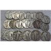 Image 1 : Lot of 20 Standing Liberty 25c-