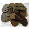 Image 1 : Lot of 50 Circulated Indian Head Cents