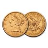 Image 1 : $ 5 Liberty Gold US Minted Coin Random