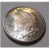 Image 1 : 1881 s CH BU Rainbow Toned Crescent Morgan