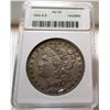 1884 S AU 50 ANACS Morgan Dollar