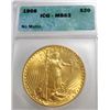 1908 MS 63 ICG $ 20 Gold Saint Gauden's