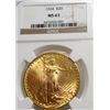 1924 MS 63 NGC $20 Gold Saint Gauden's