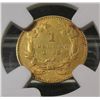 Image 2 : 1855 AU 58 NGC Gold Princess $ 1