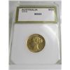 Image 1 : 1875 M Austrailian MS 60 PCI Sovereign RARE