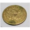 Image 2 : 1880 s $ 5 Gold Liberty