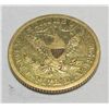 Image 2 : 1901 s $ 5 Gold Liberty