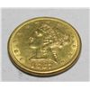 Image 1 : 1887 s $ 5 Gold Liberty