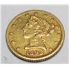 1893 P $ 5 Gold Liberty