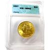 Image 1 : 1907 D ICG MS 63 $ 10 Gold Liberty