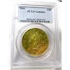 Image 1 : 1859 PCGS Genuine $ 20 Gold Liberty RARE