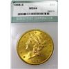 Image 1 : 1898 s MS 64 NTC $ 20 Gold Liberty