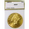Image 1 : 1900 s MS 61 PCI $ 20 Gold Liberty