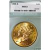 Image 1 : 1898 s MS 63 NTC $ 20 Gold Liberty