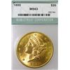 1895 MS 63 NTC $ 20 Gold Liberty