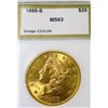 Image 1 : 1899 s MS 63 PCI $ 20 Gold Liberty