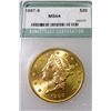 Image 1 : 1897 s MS 64 NTC $ 20 Gold Liberty