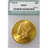 Image 1 : 1903 s MS 63 NTC $ 20 Gold Liberty