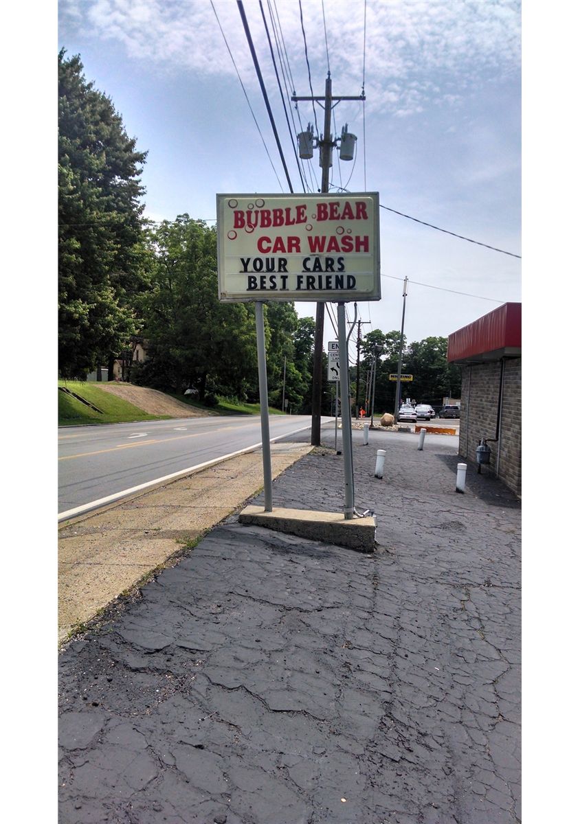 Bubble Bear Car Wash 1210 W. State St., New Castle, PA