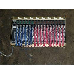 Allen Bradley 16 Slot Rack I/O Chassis Model: 1771-A4B-B Rev K03 11 Inputs 5 Outputs 1 I/O Adapter