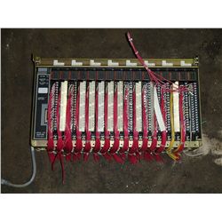 Allen Bradley 16 Slot Rack I/O Chassis Model: 1771-A4B-B Rev K03 _ 16 Inputs 1 Local I/O Adapter