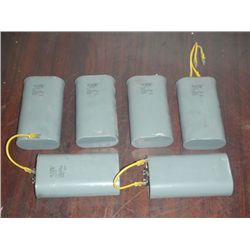 Lot of (6) Capacitors #26F6634 FA