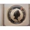 Image 2 : 1995 $1 Australian Kookaburra, KM-260, GEM UNC, .999 Fine Silver, 1 Troy Oz., Graded by NGC