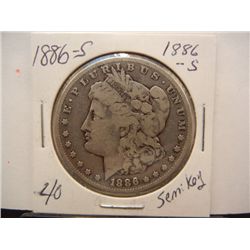 1886-S Morgan Dollar, Semi-Key Date