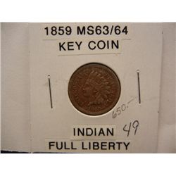 1859 Indian Head Cent